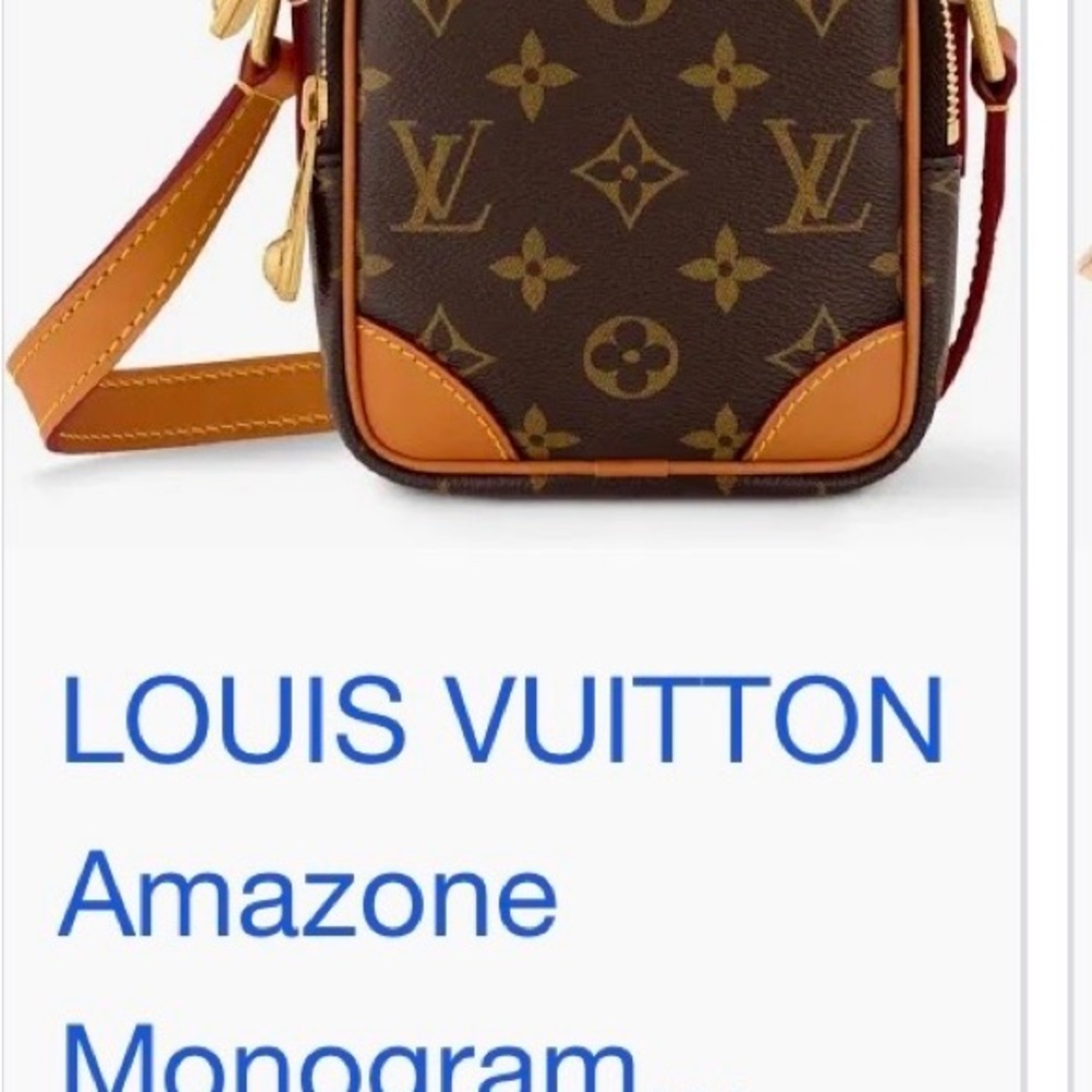 Louis Vuitton Monogram Amazone Crossbody in Brown and Tan